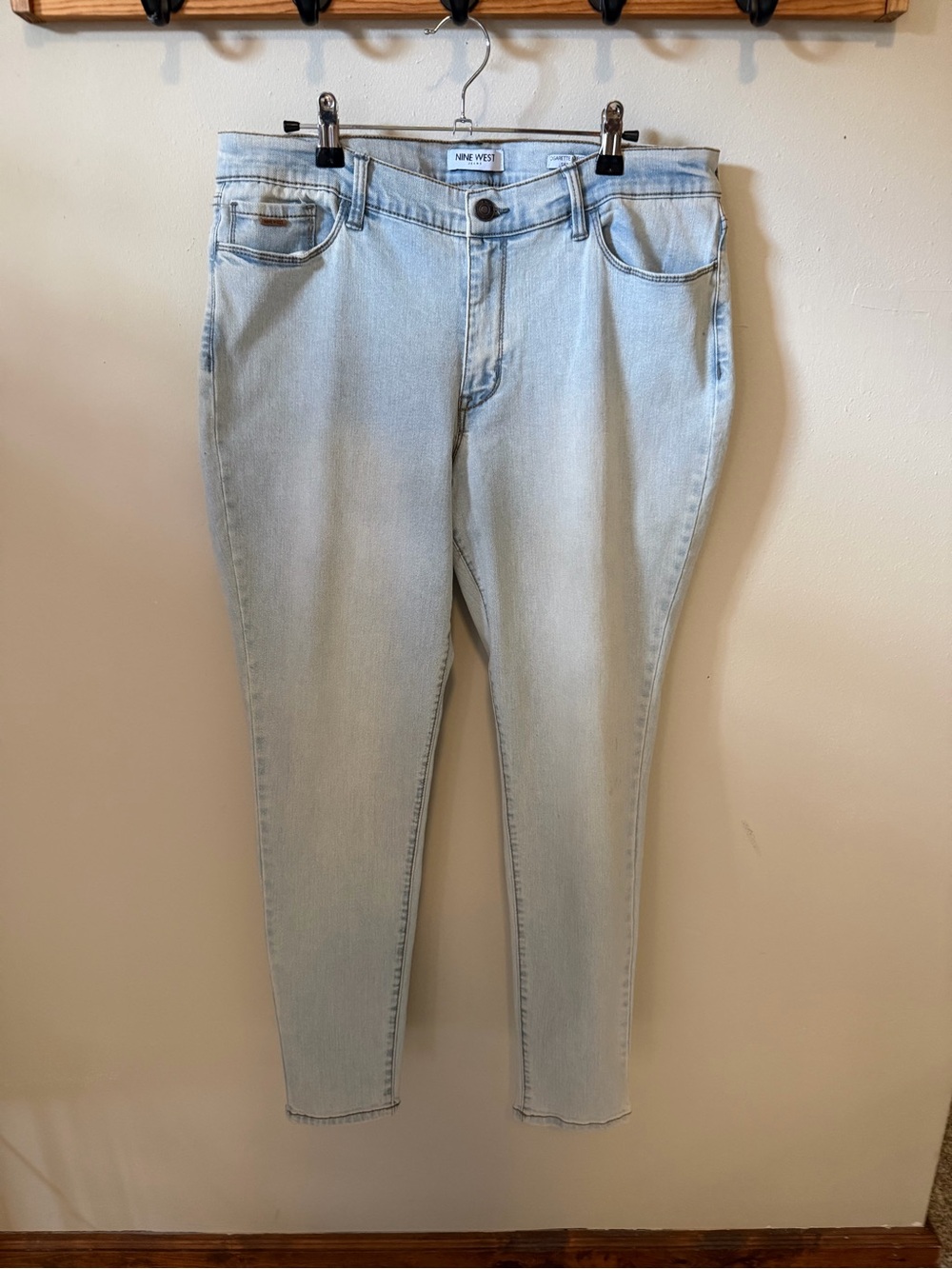👖 Nine West Mid-Rise Cigarette Skinny Jeans Size 12